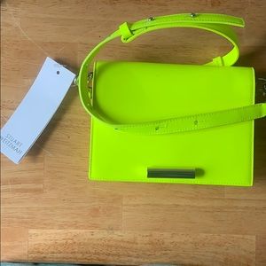 Yellow Stuart Weitzman Purse (never used, has tag)